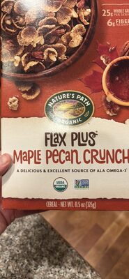 Nature's Path Organic Flax Plus Maple Pecan Crunch